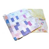 (2) Antique Hand & Machine Sewn Quilts