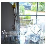 Clear Glass Vases, Plantes, Containters