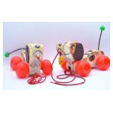 Original 693 Little Snoopy Fisher Price Pull Toy +