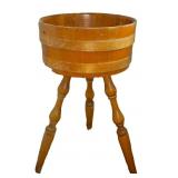 Vintage Firkin-style Tri-pod Bucket Planter