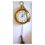 Vintage United Pocket Watch Wall Clock