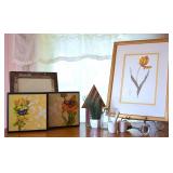 Floral & Butterfly Decor, Framed Art & +