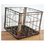 1988 Borden Milk Metal Milk Crate