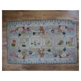 Vntg Claire Murray Hand Hooked Accent Rug