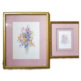 Vintage Floral Art Prints - One Signed & Numbered