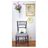 Chiavari-style Chair, Lightli Candles, Painting