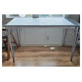 Glass Top Wrought Iron Table