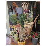Faux & Dried Flowers, Buckets & Gardening Supplies