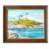 Margie Daganhardt Seascape Painting on Art Board
