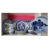 Blue & White Royal Doulton, Danube Dishes
