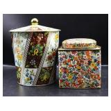 Vintage Colorful  England Candy Tins