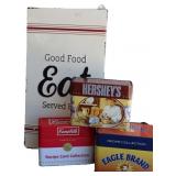 Recipe Tins & Kitchen Sign
