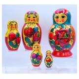 Vintage Russian Nesting Doll Set