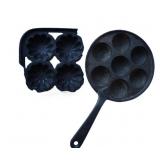 Cast Iron Egg Pan & Partial Bundt Pan