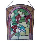 Hummingbird Stained Glass Sun Catcher