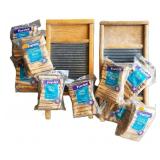 Vintage Washboards & Clothes Pins