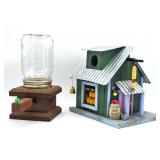 Bee Birdhouse & Country Candy/Nut Dispenser