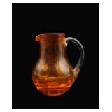 Amberina Art Glass Mini Pitcher