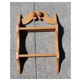 Wood Wall Shelf - Bow