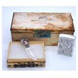 Benson & Hedges Cigarette Tin, Lighter & Bookmark