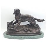 Pierre-Jules Mï¿½ne Hunting Dog Bronze Statue