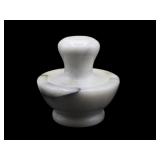 White Marble Mortar & Pestle