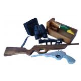 Handmade Toy Guns, Duck Nut Cracker ++