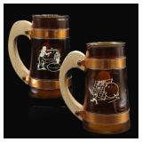 Siestaware Amber Glass Mugs