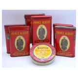 Antique Prince Albert Tobacco & Scotch Tape Tins
