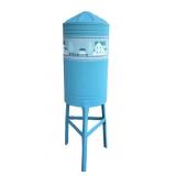 Cottage Core Painted Metal Furnace Oil Tower