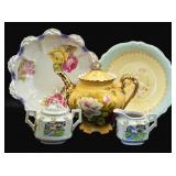 Antique & Vintage Porcelain Bowls, Tea Pot +