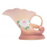 Antique Hull Art Water Lily Cornucopia Vase