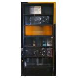 Black Painted Wood Bookshelf