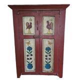 Primitive Folk Art Jelly Cabinet