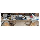 Tool Table Contents - Saw Horses, Drill Bits ++