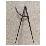 Antique Forged Winged Divider Compass