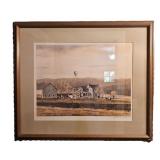 Signed & Numbered James Colway Farm Print