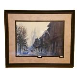 1977 Jim Gray St. Louis Cathedral Print Signed