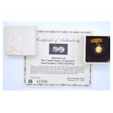 Columbia Mint 22k Gold St Gauden