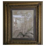 Orchid Art Print in Ornate Frame