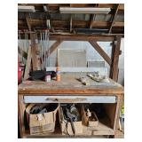 Wood Work Table, Lg Clamps, Hardware ++