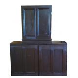 Black Painted Storage Cabinets