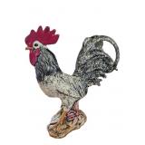 Porcelain Rooster Statue