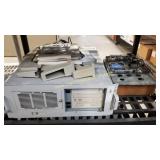 Vintage Computer Cabinet With Parts & Manuals