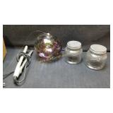 Large Decorative Glass Sphere 12", Glass Jars &