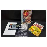 The Death Of Superman Comic Book Magazine & Misc