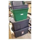 2 Large Totes With Baby & Toddler Clothes & 2