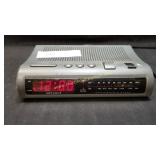 Vintage Optimus AM/FM Alarm Clock Radio