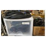 Large Lot Of Speaker & Mic Cables