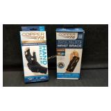 NEW Copper Fit Wrist Brace & Compression Gloves